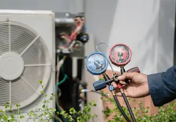 فحص ضغط الفريون للمكيف لضمان أفضل أداء تبريد في الصيف