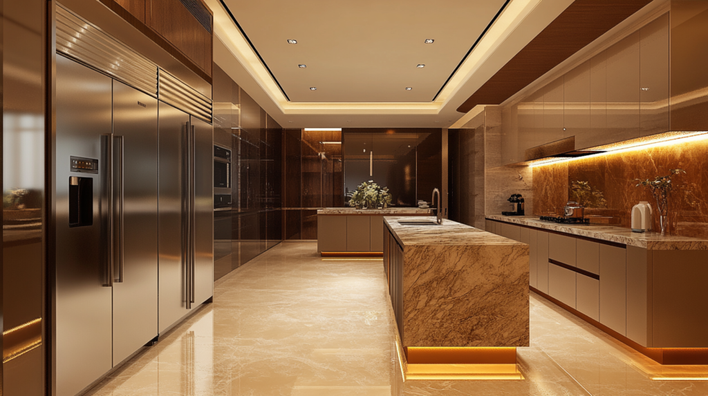 مطبخ سعودي حديث ونظيف للوقاية من ظهور الحشرات والآفات المنزلية