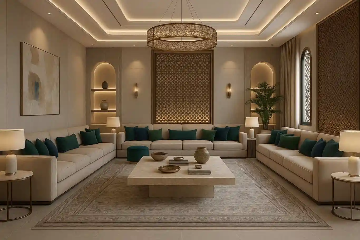 تنظيف المجالس العربية: اختلافها عن غرف المعيشة