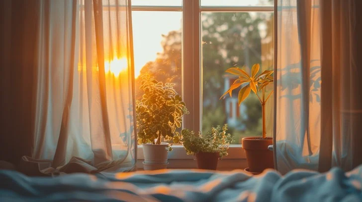 تهوية المنزل ودخول أشعة الشمس كطريقة فعالة للوقاية من تكاثر حشرات الفراش.